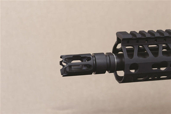 The 2A Armament T3 223 compensator comes with a crush washer for installation